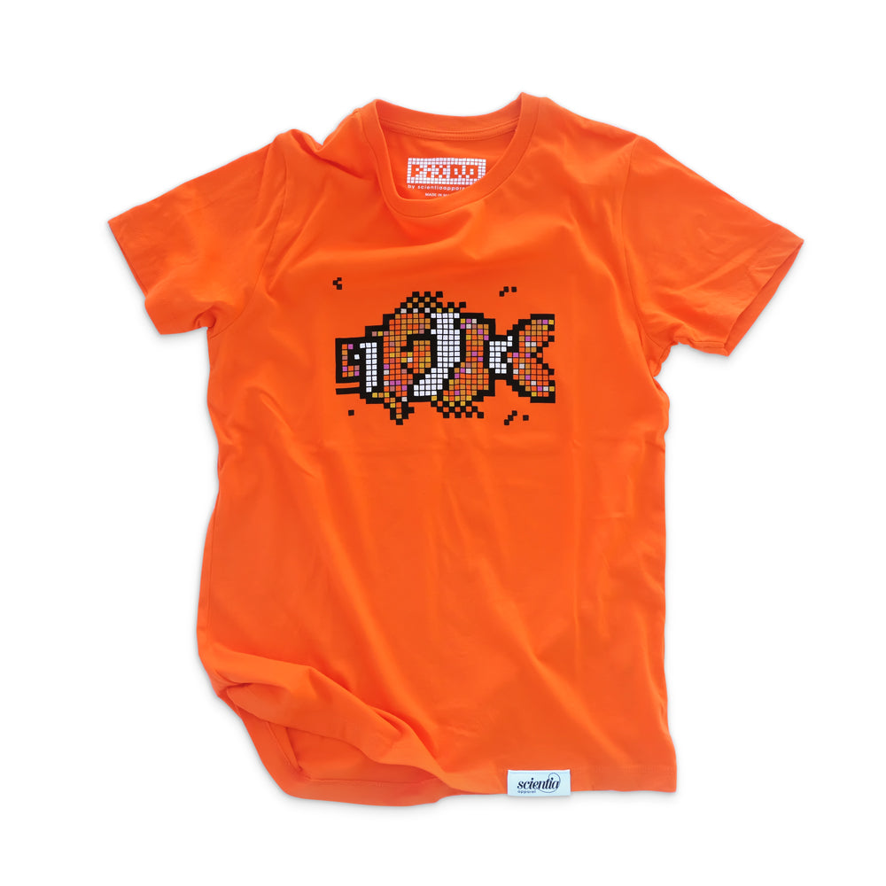 Camiseta Pez Payaso - Naranja