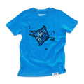 Camiseta Manta raya - Azul
